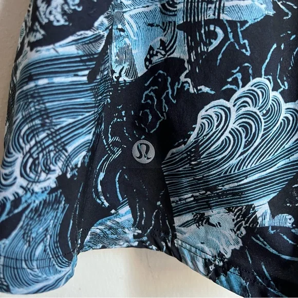 Lululemon Play Off The Pleats Skirt *13" Eternal Wave Starlight Black size 6